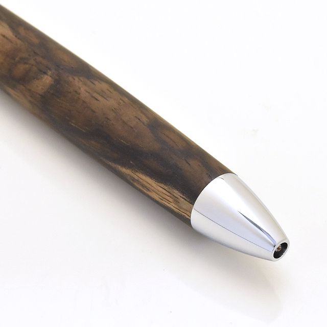 工房 楔 ボールペン フィーネペン 黒柿孔雀杢 | 世界の筆記具ペンハウス