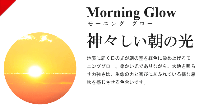 Morning Glow モーニング グロー