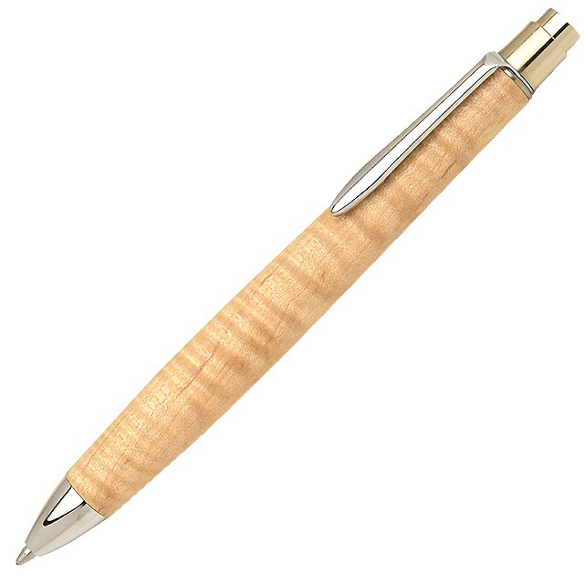 工房 楔 ボールペン フィーネペン 楓ちぢみ杢 | 世界の筆記具ペンハウス