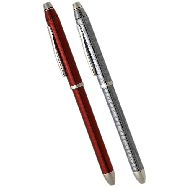 CROSS クロス 複合ペン（ボールペン 黒・赤＋ペンシル0.5mm） テック