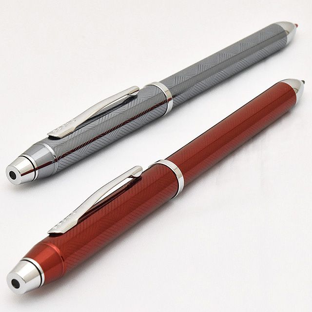 CROSS（クロス） 複合ペン（ボールペン 黒・赤＋ペンシル0.5mm） テックスリー ラッカーフィニッシュ NAT0090-
