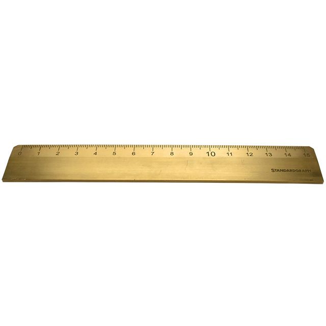 アイデア文具・雑貨 スタンダードグラフ 真鍮定規 15cm SG-951015