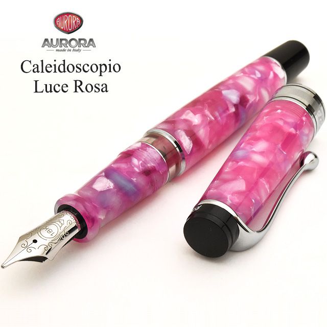 AURORA（アウロラ） 万年筆 限定品 カレイドスコーピオ・ルーチェローザ【Caleidoscopio Luce Rosa】 996-CKP