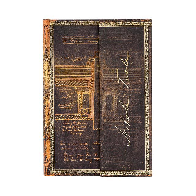 Paperblanks（ペーパーブランクス） ノートブック ミニ MINI テスラ タービンのスケッチ PB5463-4 罫線