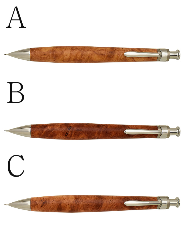 美しい ペンシル楔 0 5 木軸ペン 花梨瘤杢 シャーペン 花梨こぶ 工房楔 筆記具 Nicholaskralev Com