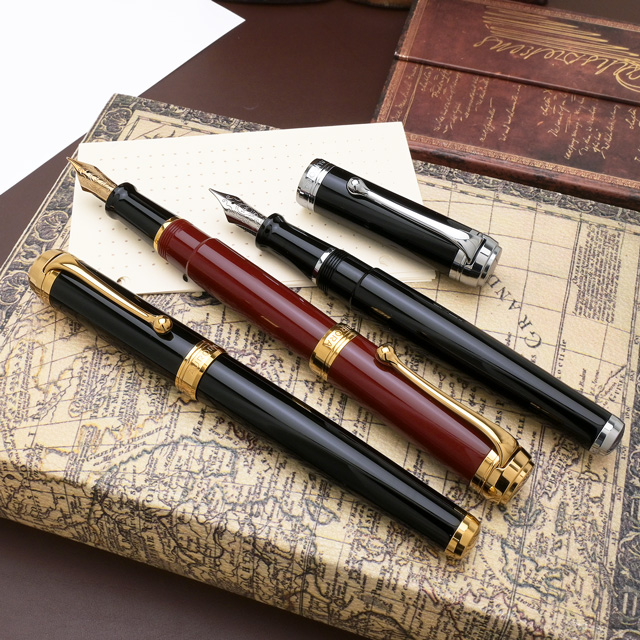 AURORA アウロラ 万年筆 タレンタム ブラック | ペンハウス