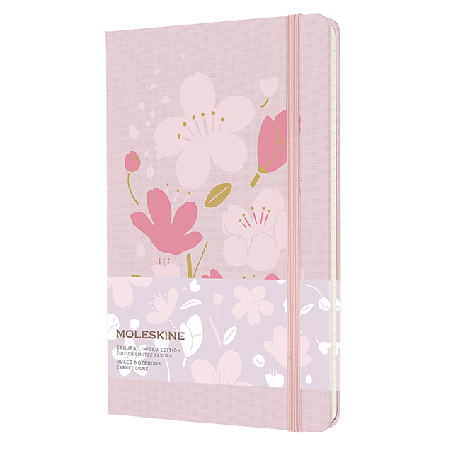 MOLESKINE（モレスキン） ノートブック 限定品 2021年版 さくらノートブック LESU04QP060 ラージサイズ ピンク 横罫 5182618