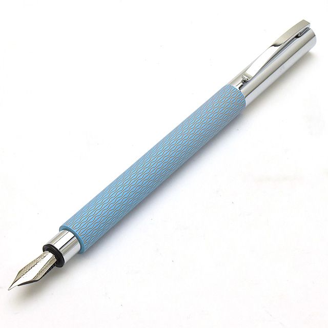 FABER-CASTELL（ファーバーカステル） 万年筆 デザインシリーズ アンビション 限定カラー オプアート スカイブルー