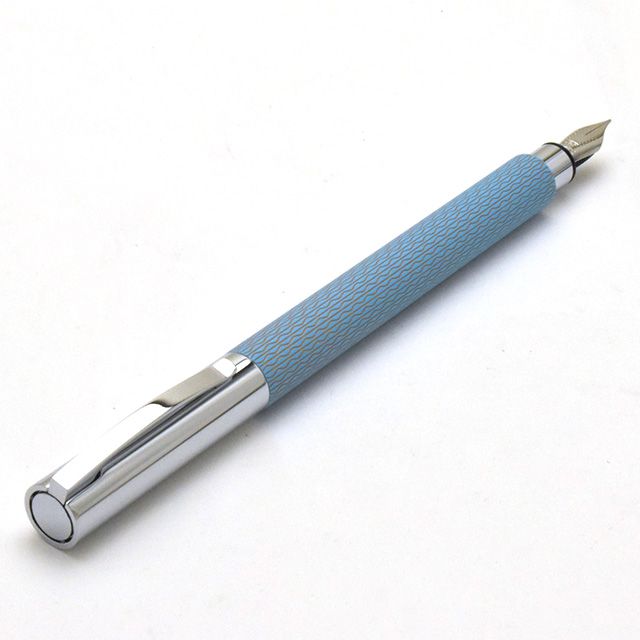 FABER-CASTELL（ファーバーカステル） 万年筆 デザインシリーズ アンビション 限定カラー オプアート スカイブルー