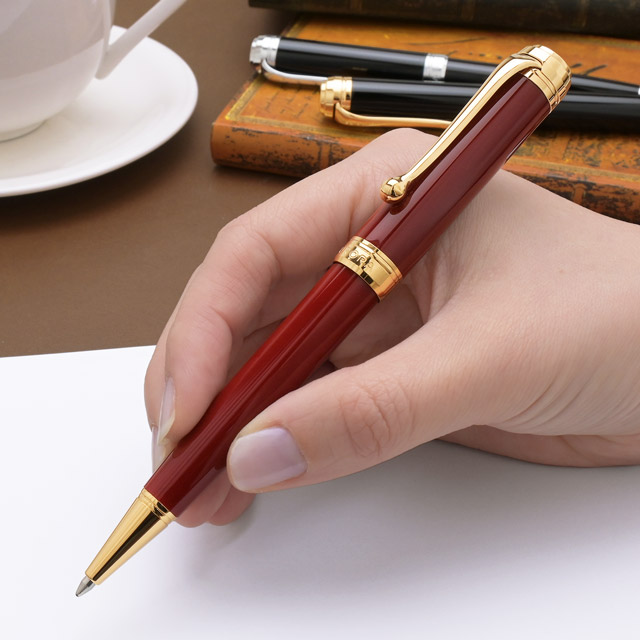 AURORA（アウロラ）ボールペン タレンタム ゴールド ボルドー D32-X