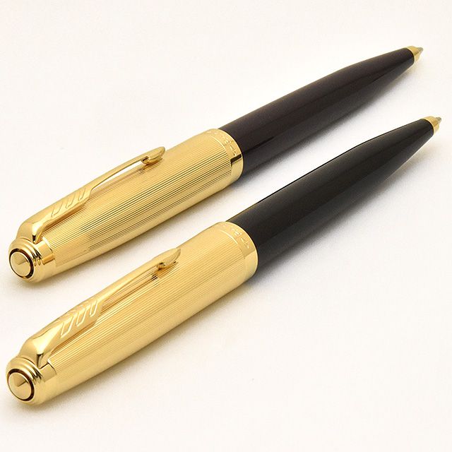 PARKER パーカー 公式 21 ギフト 油性 ブラックGT 中字 パーカー51 プレミアム 高級 正規輸入品 ゴールド仕上げ ボールペン ブランド