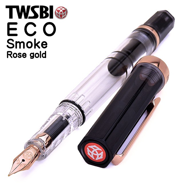 TWSBI（ツイスビー） 万年筆 ECO（エコ） スモークローズゴールド M744