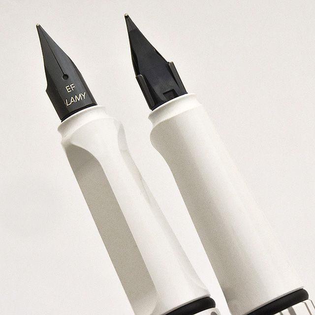 LAMY（ラミー）サファリ 万年筆 2021年日本限定柄 ホワイト ブラッククリップ L19WTB