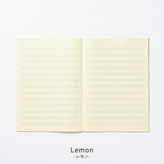 OGUNO notebook（オグノ） ノート mahora セミB5 あみかけ横罫 レモン OGN-M121-B530