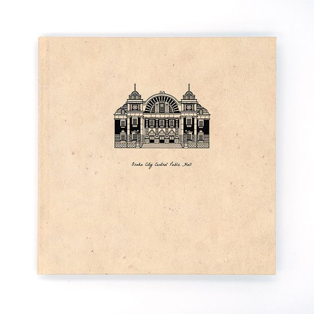 sutta（スッタ） ノート Architecture Notebook Osaka City Cetral Public Hall 無地 AN-004