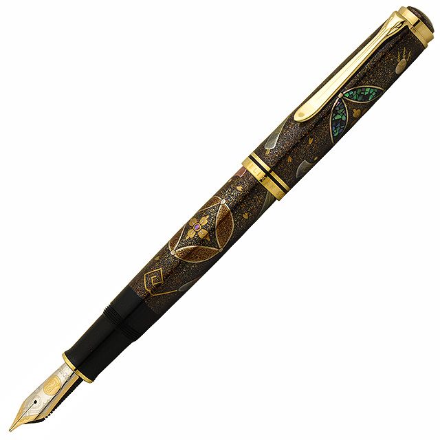 Pelikan（ペリカン）万年筆 限定品 研出高蒔絵 七宝（しっぽう）