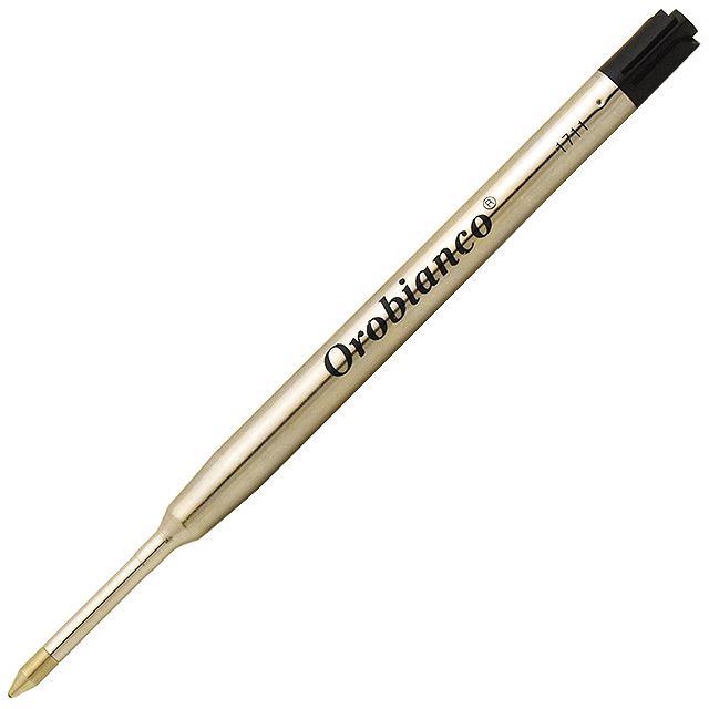 Orobianco（オロビアンコ） ボールペン替芯 パーカータイプ ブラック 0.7mm 1953901 1本入