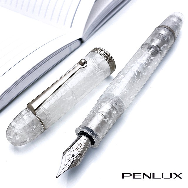 PENLUX(ペンラックス) 限定生産 万年筆 グレート ナチュラル コレクション スノーフレーク (シリアルナンバー入) PX-10-150-