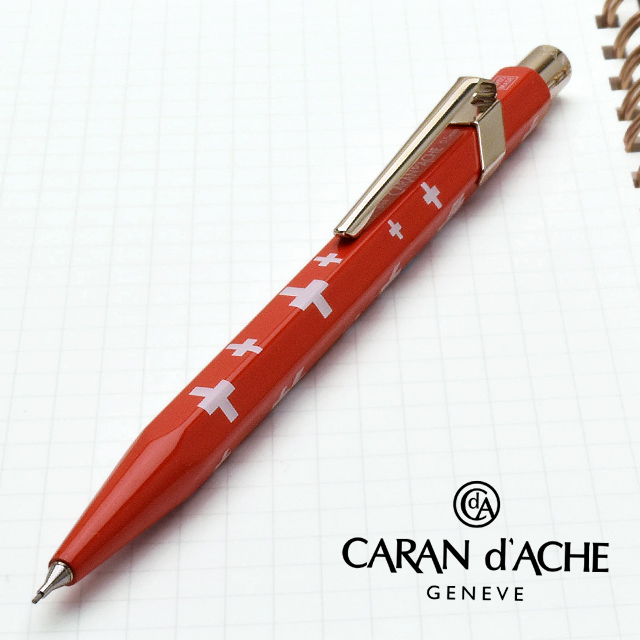 CARAN D'ACHE（カランダッシュ）ペンシル 0.5mm 849コレクション スイスフラッグ MF0844-253