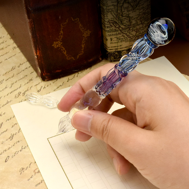 paraglass パラグラス ガラスペン Galaxy glass pen | 世界の筆記具