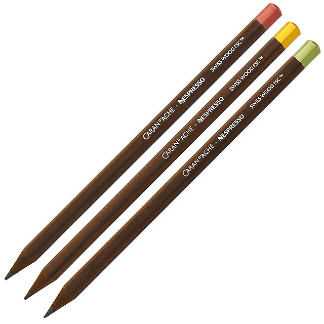 CARAN D'ACHE（カランダッシュ）カランダッシュ＋ネスプレッソ 鉛筆 スイスウッドペンシルセット エディション4 0348-100