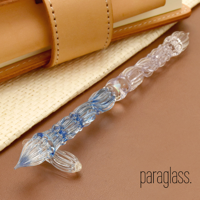 paraglass（パラグラス） ガラスペン 2way glass pen サファイアブルー×フリージア