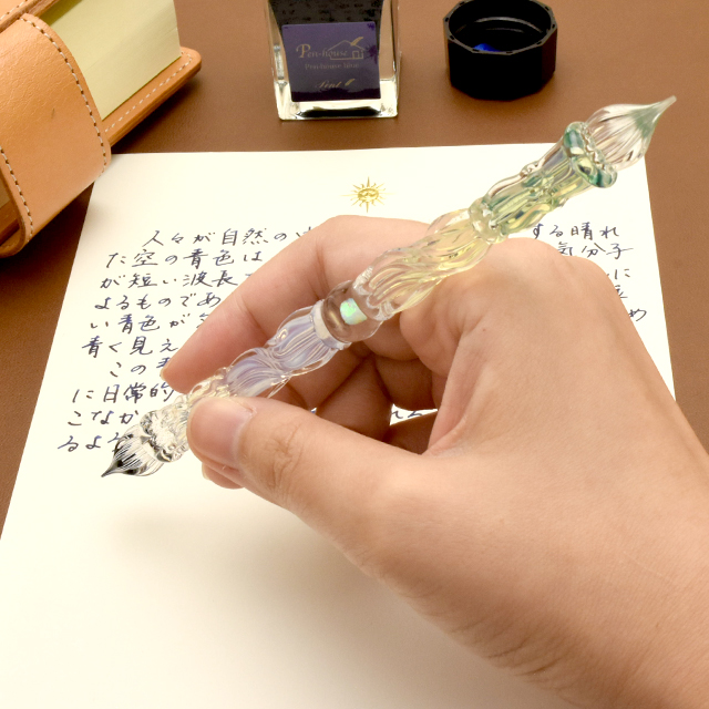 paraglass パラグラス ガラスペン 2way glass pen オパリンブルー