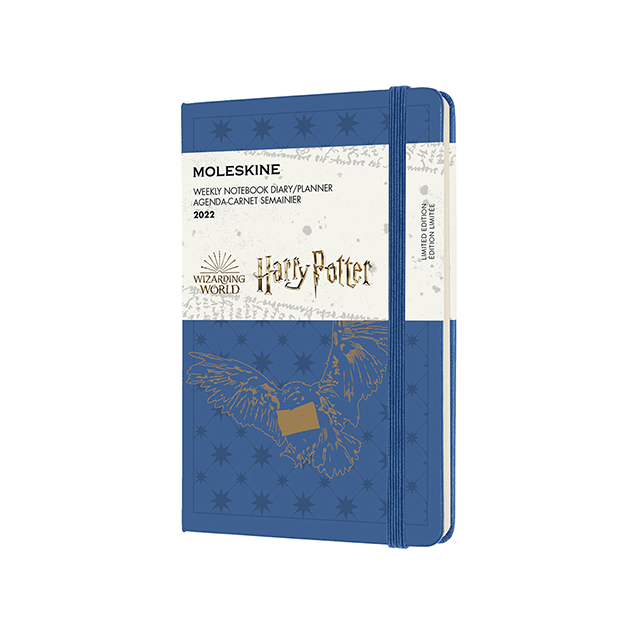 【ポイント15倍】モレスキン手帳 限定版 2022年版 ウィークリーダイアリー ハリー・ポッター ハードカバー ブルー ポケットサイズ  DHP12WN2Y22