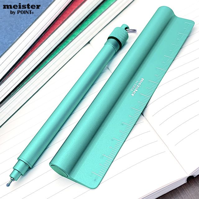 meister（マイスター） ボールペン Pen in Ruler （ペンインルーラー） MP-PR-TQ ターコイズ