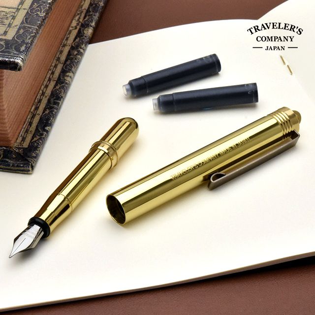 TRAVELER'S COMPANY トラベラーズカンパニー 万年筆 ブラス プロダクト 真鍮 無垢 38076006 世界の筆記具ペンハウス