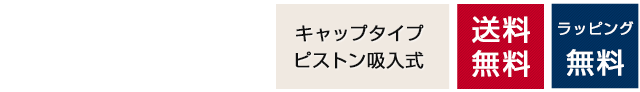 キャップタイプ　ピストン吸入式　送料無料　ラッピング無料