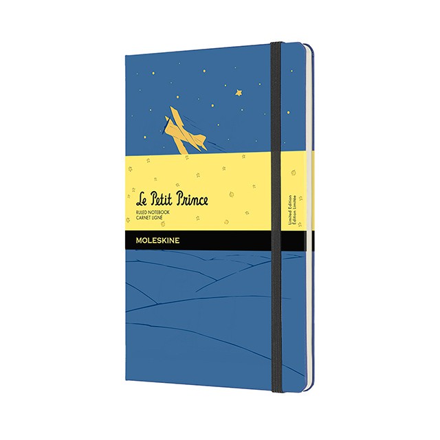 【ポイント15倍】モレスキン ノートブック 限定版 星の王子さま ブルー ラージサイズ 横罫 LEPP03QP060B