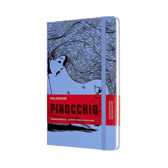 【ポイント15倍】モレスキン ノートブック 限定版 ピノキオ ブルー ラージサイズ 無地 LEPIQP062C