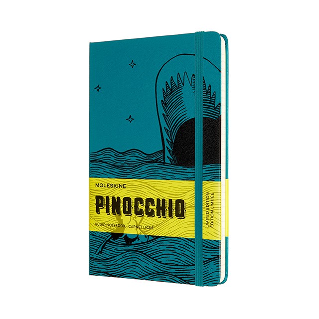 【ポイント15倍】モレスキン ノートブック 限定版 ピノキオ グリーン ラージサイズ 横罫 LEPIQP060B