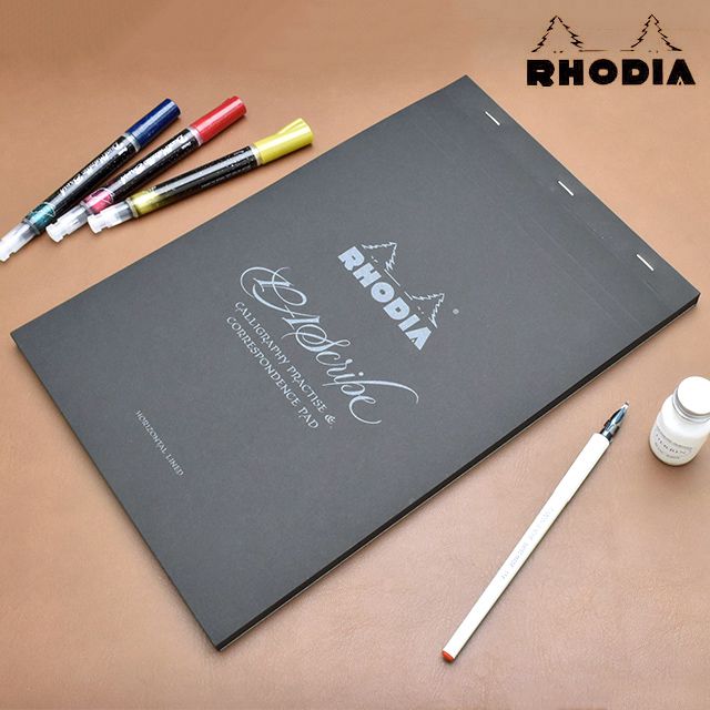 RHODIA（ロディア） ノート PAScribe（パスクライブ） カリグラフィーパッド A4+ ブラック cf19005