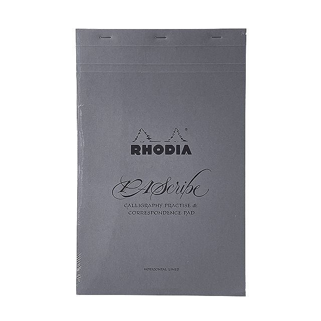 RHODIA（ロディア） ノート PAScribe（パスクライブ） カリグラフィーパッド A4+ グレー cf19006