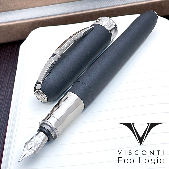 VISCONTI（ビスコンティ） 万年筆 エコロジック ブラック KP10-10-01-FPF