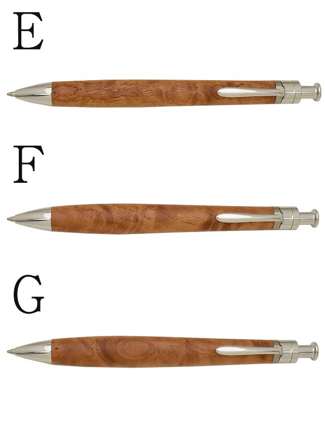 工房 楔 ボールペン ルーチェペン ケンポナシ杢efg