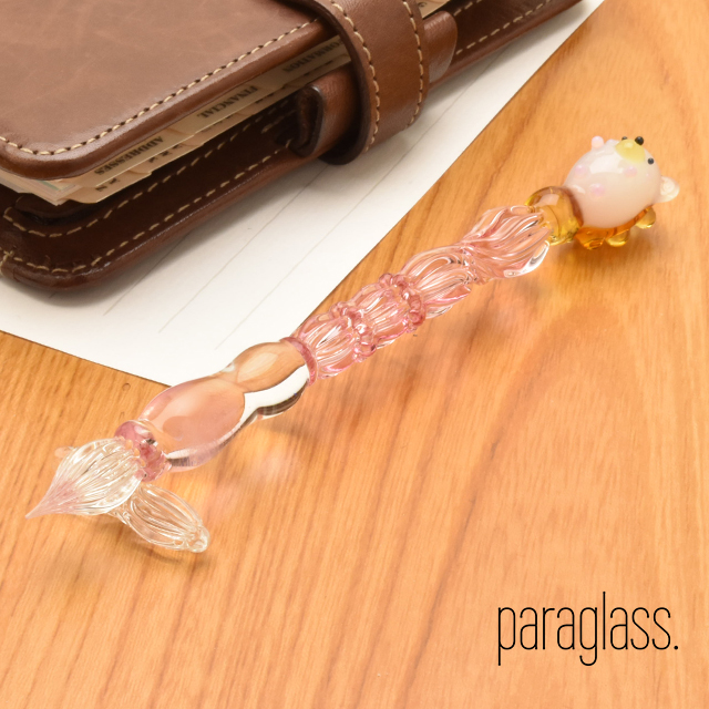paraglass（パラグラス） ガラスペン animal glass pen はりねずみ