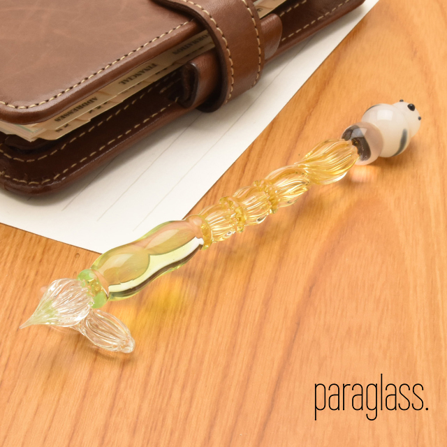 paraglass（パラグラス） ガラスペン animal glass pen しまえなが