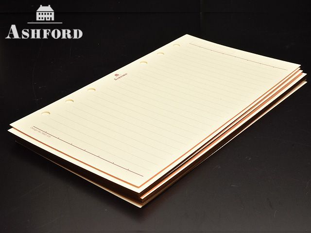 ASHFORD（アシュフォード） メモリーフ 6mm罫 小口ローズゴールド BIBLE 7660-100