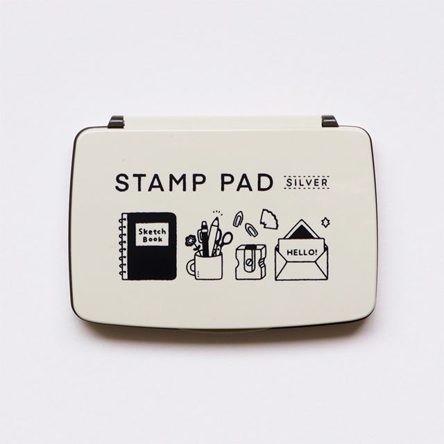 サンビー スタンプ台 STAMP PAD シルバー SPE-S02