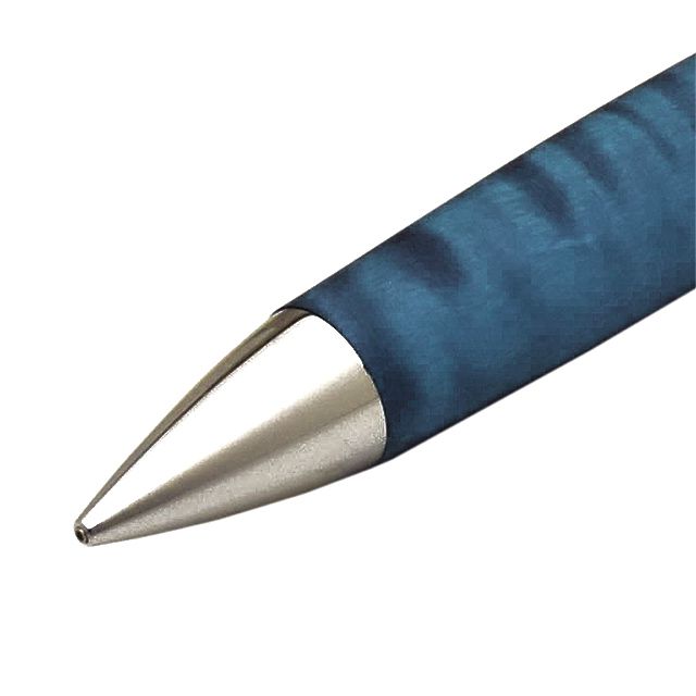 工房 楔 0.5mmペンシル楔 スタビライズウッド 栃 (青) | 世界の筆記具ペンハウス