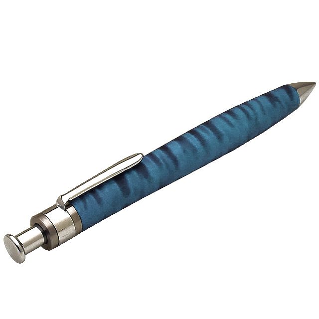 工房 楔 0.5mmペンシル楔 スタビライズウッド 栃 (青) | 世界の筆記具 