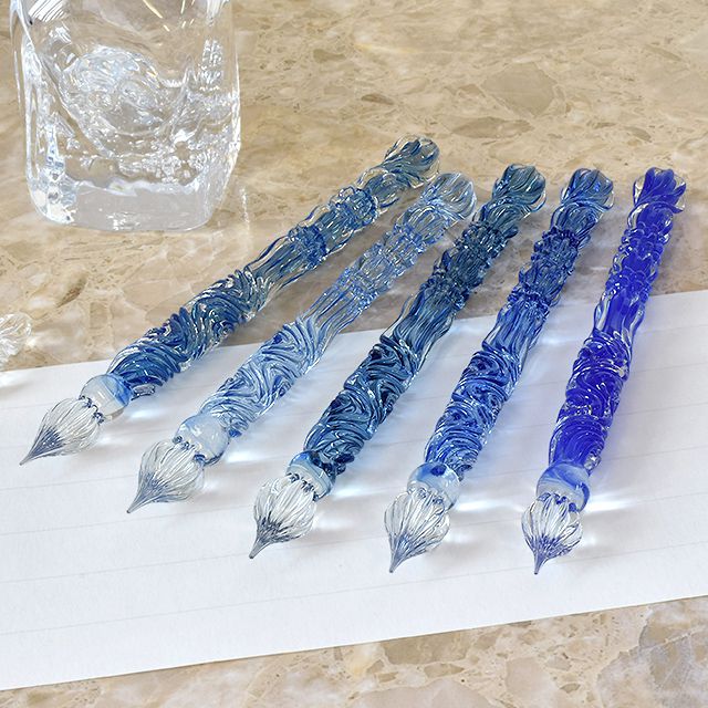 paraglass（パラグラス） ガラスペン Royal glass pen アクア