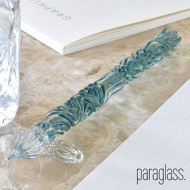 paraglass（パラグラス） ガラスペン Royal glass pen ホーリーグリーン