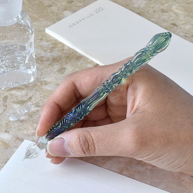 paraglass（パラグラス） ガラスペン Royal glass pen ホーリーグリーン