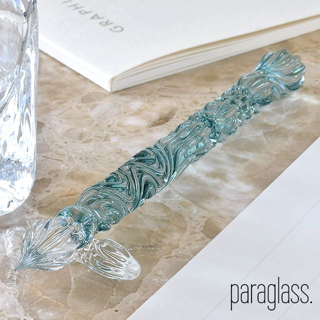 paraglass パラグラス ガラスペン Royal glass pen エバーグリーン | 世界の筆記具ペンハウス