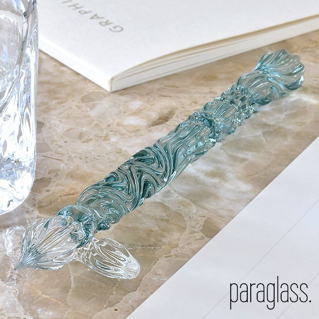 paraglass（パラグラス） ガラスペン Royal glass pen エバーグリーン