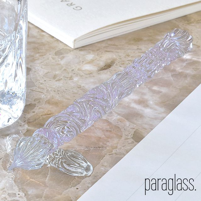 paraglass パラグラス ガラスペン Royal glass pen ベビーピンク 